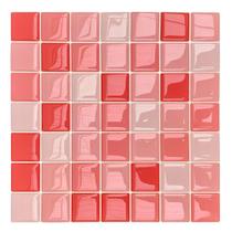 Pastilha Adesiva Resinada Miscelânea Rosa Pastel - Kit com 4 Placas Adesivas 3M Pastilha Adesiva Resinada Miscelânea Rosa Pastel - Kit com 4 Placas Adesivas 3M