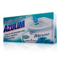 Pastilha Adesiva Sanitária Azulim Marine com 3 unidades - START QUÍMICA