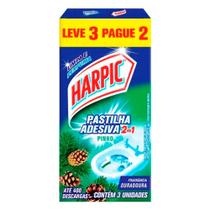 Pastilha Adesiva Sanitária Leve 3 Pague 2 Pinho Harpic