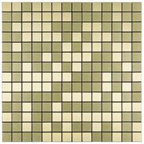 Pastilha Autoadesiva AL200 - METAL ALUMINIO ESCOV DOURADO FOSCO 30,5x30,5cm