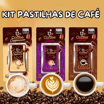 Pastilha Balas U+Gourmet Kit Expresso, Mocha e Cappuccino