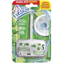 Pastilha Bloco 30g Detergente Sanitário Odorizante Novo Frescor Privada Vaso Com Suporte Para Fixação Odor:Citrus Pastilha Bloco 30g Detergente Sanitário Odorizante Novo Frescor Privada Vaso Com Suporte Para Fixação Odor:Citrus
