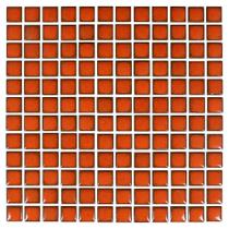 Pastilha Cerâmica Nefertiti Laranja 2X2 Placa 30X30cm - 1012020009 Pastilha Cerâmica Nefertiti Laranja 2X2 Placa 30X30cm - 1012020009