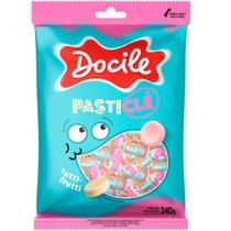 Pastilha Chiclete Chiclé Tutti-Frutti Com 100 unidades - Docile Pastilha Chiclete Chiclé Tutti-Frutti Com 100 unidades - Docile