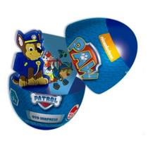 Pastilha com Brinquedo Kids Zone Ovo Surpresa 3D Patrulha Canina 9g