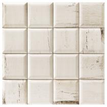 Pastilha de Cerâmica 15x15cm Glass Mosaic Branco Pastilha de Cerâmica 15x15cm Glass Mosaic Branco