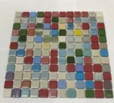 Pastilha de Cerâmica Colorida vermelho - unidade Pastilha de Cerâmica Colorida vermelho - unidade