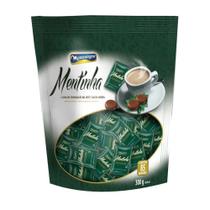 Pastilha de Chocolate ao Leite Sabor Menta Montevergine 300g - contendo 85 unidades