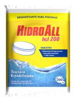 Pastilha de Cloro p/ Piscina Hidroall HCL Penta 5 funções 200g - c/ 40 unidades