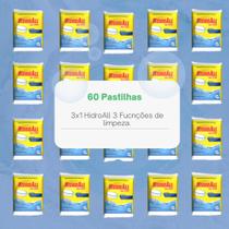 Pastilha de Cloro Para Piscina HidroAll 3x1 Funções 200g Com 60 Unidades Pastilha de Cloro Para Piscina HidroAll 3x1 Funções 200g Com 60 Unidades