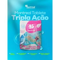Pastilha de cloro para piscina tripa ação 200g - montreal Pastilha de cloro para piscina tripa ação 200g - montreal