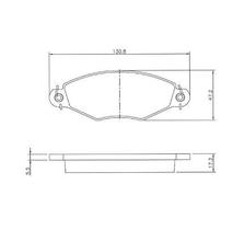 Pastilha De Freio 206 306 Dianteira Bosch Bb412 Com Alarme Jogo