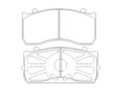 Pastilha De Freio 915 4.3 Dianteira Ou Traseira Sem Alarme Sistema Knorr Bremse 2291 Syl