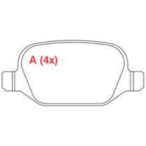 Pastilha de Freio Alfa Romeo 156 2001 a 2005 WILLTEC PW748