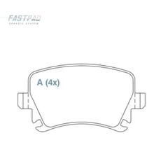 Pastilha de Freio Audi A4 2005 a 2011 WILLTEC FP676 Pastilha de Freio Audi A4 2005 a 2011 WILLTEC FP676