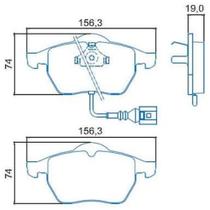 Pastilha de Freio Audi A4 Avant 1995 a 1996 JURID HQJ-2188A Pastilha de Freio Audi A4 Avant 1995 a 1996 JURID HQJ-2188A