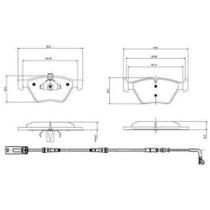 Pastilha de Freio Bmw Serie 1 2004 a 2021 FERODO HQF-4104AC