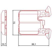 Pastilha de Freio Bmw Serie 3 2012 a 2016 FERODO HQF-2388C