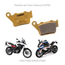 Pastilha de Freio Cerâmica Tras Cobreq F650 F800 S1000 XT660 Pastilha de Freio Cerâmica Tras Cobreq F650 F800 S1000 XT660