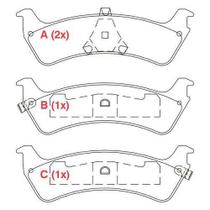 Pastilha de Freio Ceramica Traseira FORD Explorer 4.0i V6 09/1993 em diante