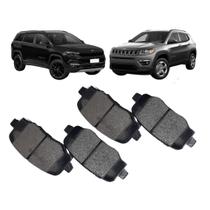 Pastilha de Freio Compass Longitude Tigershark 2.0L 16V L4 2016 A 2018 Fras-le Traseira
