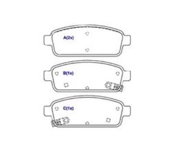 Pastilha De Freio Cruze 1.8 Traseira Com Alarme Sistema Bosch 2117 Syl Pastilha De Freio Cruze 1.8 Traseira Com Alarme Sistema Bosch 2117 Syl