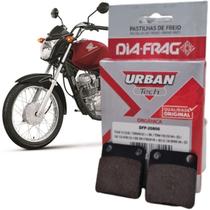 Pastilha de Freio Diafrag - CG Titan 125/150 ML Turuna CBX 150 CBX 200 Strada, Fourtrax TRX - Dianteira - Orgânica