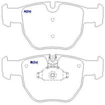 Pastilha de Freio Dian Range Rover Sport 2013 a 2023 Pastilha de Freio Dian Range Rover Sport 2013 a 2023