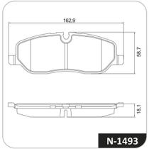 Pastilha de Freio Dian Range Rover Sport I 2005 a 2009 Pastilha de Freio Dian Range Rover Sport I 2005 a 2009