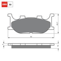 Pastilha de freio diant ya xj6 gf099s3 gold fren
