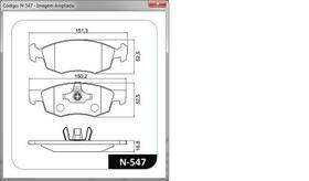 Pastilha de Freio Dianteira Argo, Cronos, Doblo, Fiorino, Grand Siena, Punto, Strada (Cobreq - N547)