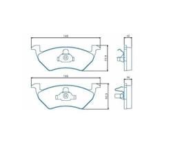 Pastilha de Freio Dianteira Audi A1 A3 A4 A6 TT Citroen DS5 Jaguar XK8 S type Peugeot 508 3008 Seat Leon Toledo HQJ2286 Sistema Teves Pastilha de Freio Dianteira Audi A1 A3 A4 A6 TT Citroen DS5 Jaguar XK8 S type Peugeot 508 3008 Seat Leon Toledo HQJ2286 Sistema Teves