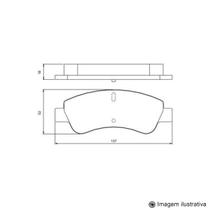 Pastilha de Freio Dianteira C3 1.4 / 1.6 12 / ... 206 2.0 16V sem Alarme com Anti Ruido