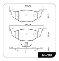 Pastilha de Freio Dianteira - Cobreq - N288 (Gol, Voyage, Saveiro, Parati) Pastilha de Freio Dianteira - Cobreq - N288 (Gol, Voyage, Saveiro, Parati)