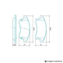 Pastilha de Freio Dianteira Cruze LT / LTZ 1.8 16V . 2012 ... com alarme sonono