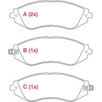 Pastilha de Freio Dianteira DAEWOO Evanda 2.0 08/2002 em diante