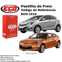 Pastilha de Freio Dianteira Ecopads Hyundai Hb20 / Hb20S / Hb20X / I30 / VELOSTER / KIA CERATO ECO-1510