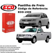 Pastilha de Freio Dianteira Ecopads Volkswagen Gol / Saveiro / Voyage ECO-1509
