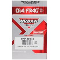 Pastilha de Freio Dianteira Factor 125 Fazer 150 Diafrag Pastilha de Freio Dianteira Factor 125 Fazer 150 Diafrag