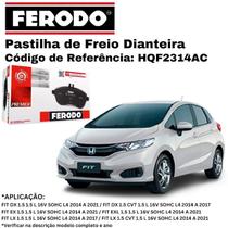 Pastilha de Freio Dianteira Ferodo Honda Fit 1.4 16v/1.5 16v / City 1.5 16v Wr-V 1.5 16v HQF-2314/AC