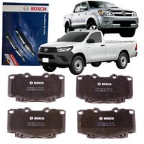 Pastilha De Freio Dianteira Hilux 3.0 Turbo Intercooler Hilux 2.5 Turbo 2005 2006 2007 2008 2009 Bosch