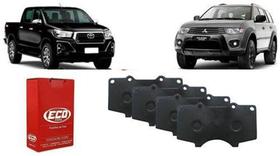 Pastilha de Freio dianteira Hilux Hilux Land Cruiser Pajero Hilux - Ecopads ECO1380 Pastilha de Freio dianteira Hilux Hilux Land Cruiser Pajero Hilux - Ecopads ECO1380