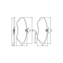 Pastilha de Freio Dianteira Jumper 97 / ... Boxer 2.5TD / 1800 94 / ... com alarme sonono Pastilha de Freio Dianteira Jumper 97 / ... Boxer 2.5TD / 1800 94 / ... com alarme sonono