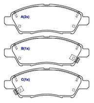 Pastilha de freio dianteira March Versa 1.0 e 1.6 16v 2012 em diante SYL S9177 Pastilha de freio dianteira March Versa 1.0 e 1.6 16v 2012 em diante SYL S9177