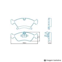 Pastilha de Freio Dianteira Meriva Joy / Maxx / Expression / Premium 04-10 / ... com alarme sonono Pastilha de Freio Dianteira Meriva Joy / Maxx / Expression / Premium 04-10 / ... com alarme sonono