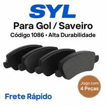 Pastilha de Freio Dianteira SYL 1086 Gol Saveiro Parati Alta Durabilidade Jogo C 4 Peças Pastilha de Freio Dianteira SYL 1086 Gol Saveiro Parati Alta Durabilidade Jogo C 4 Peças