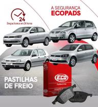 Pastilha de freio Dianteira Volkswagen Gol G7 G8 1.0 1.6 Voyage 1.0 1.6 Fox 1.6 aro 14 Golf 1.6 2.0