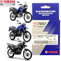 Pastilha de freio dianteira y-teq original yamaha xtz 250 lander tenere 250 xtz crosser 150