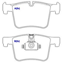 Pastilha de Freio Dianteiro Bmw Serie 2 2014 a 2024 SYL 2069 Pastilha de Freio Dianteiro Bmw Serie 2 2014 a 2024 SYL 2069
