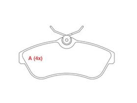 Pastilha de Freio dianteiro CITROËN C 1.4 C3 1.4 16V/ HDI C3 1.6 16V C3 Pluriel 1.4 Pastilha de Freio dianteiro CITROËN C 1.4 C3 1.4 16V/ HDI C3 1.6 16V C3 Pluriel 1.4